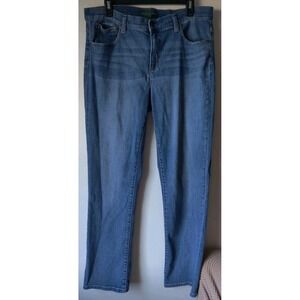 Lauren Ralph Lauren Women's 14 Medium Wash Classic Straight Blue Denim Jeans